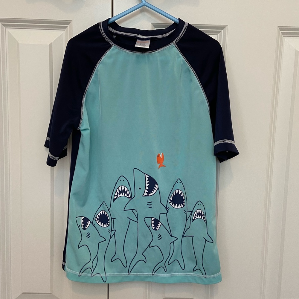 Like New - Gymboree Boys Rash Guard (size 7-8)